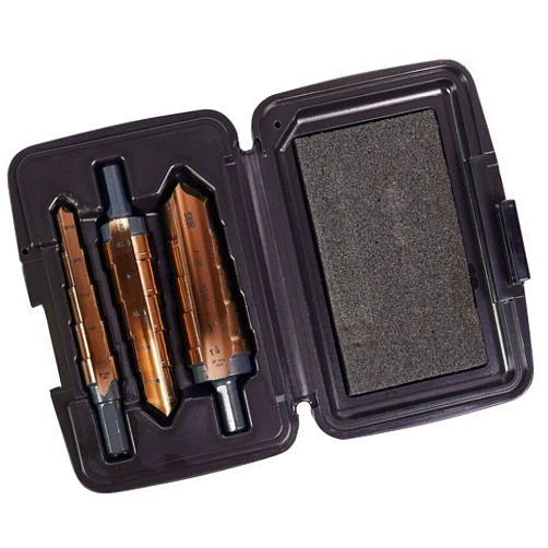 KnKut 3 Piece Hole Expansion Step Reamer Set