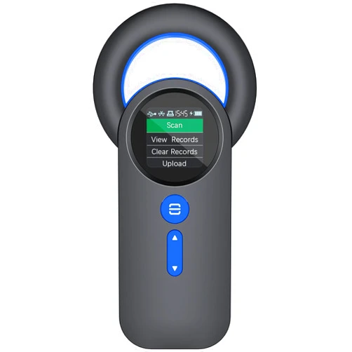 Symcode Bluetooth Pet Microchip Reader Wireless RFID Animal Chip ID Reader Scanner Animal ID Tag Handheld Scanner Animal Tag Reader EMID FDX-B(ISO11784/11785) 134.2KHz/125KHz