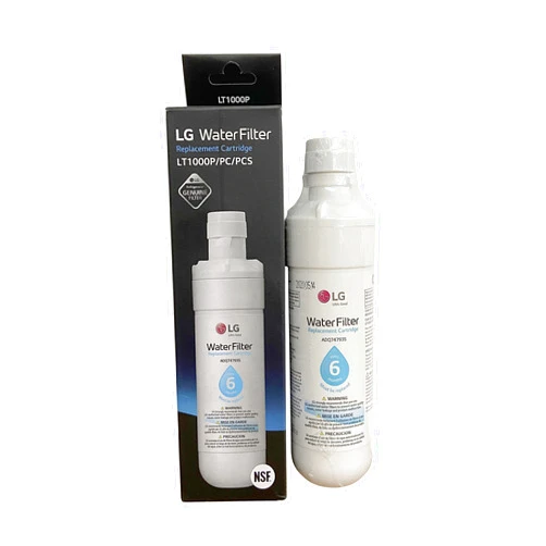 Filter LT1000P, LT1000P/PC/PCS, LT-1000PC, MDJ64844601 water filter cap Replacement for LG 1000P refrigerator water filter,1 pack, ADQ747935, ADQ74793504 W10121145, W10121146 White
