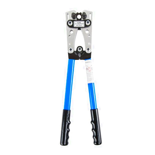 HOMEGOAL Wire Crimper Crimping Tool Cable Lug Crimper Ratchet Wire Crimping Pliers for 10, 8, 6,4, 2 and 1/0 AWG Wire Cable Cutting and Crimping