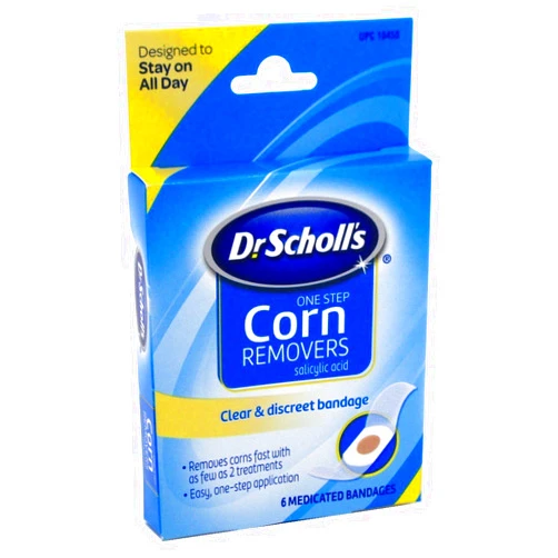Dr. Scholl's Dr. Scholls Corn Remover One Step Maximum Strength ,6 Count (Pack of 2)