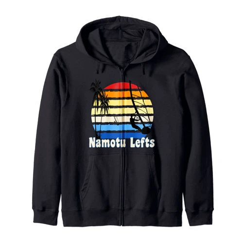 Namotu Lefts Coral Coast Fiji Windsurfing Windsurf Beach Zip Hoodie