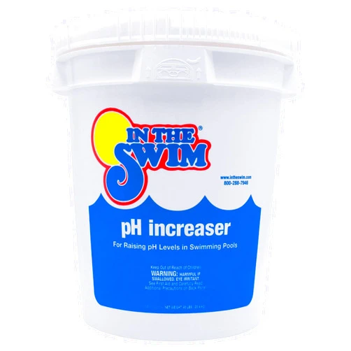 In The Swim pH Increaser for Pools - Granular 100% Sodium Carbonate (Soda Ash) to Raise pH Up - 45 Pounds