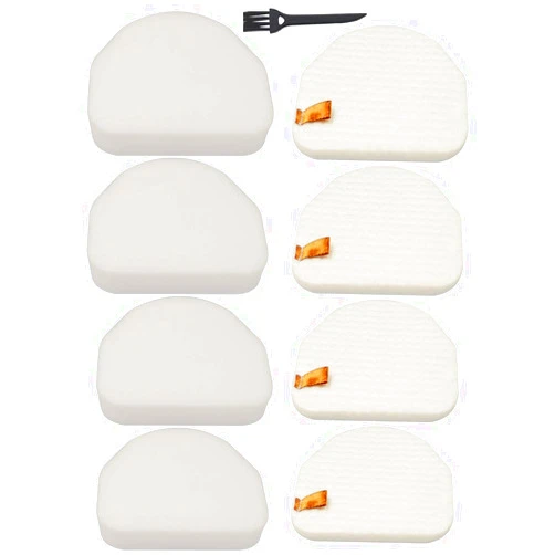 Dttery 4 Pack Filter Replacement for Shark Rocket Professional Upright Vacuum NV482, NV481, NV480, Rotator Powerlight Professional NV450, DuoClean Slim NV202, NV200, Navigator Light NV105 Part XFF450