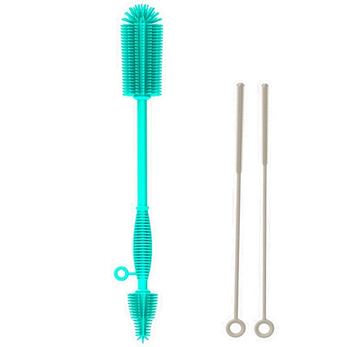 Raymeefa Bundle of straw brush and bottle brush