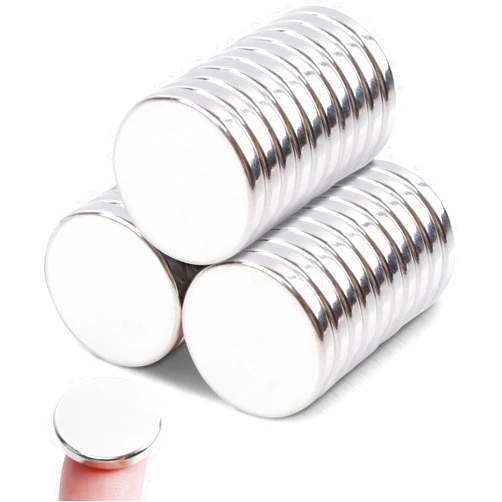 MAGXCENE 30 Pack Strong Rare Earth Magnets, 0.7x0.11 inch Round Neodymium Disc Magnets Heavy Duty for Refrigerator, Small Magnets Whiteboard Office Dry Erase Board