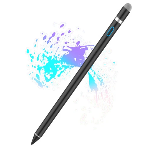 OOCLCURFUL Stylus Digital Pen for Touch Screens, Active Pencil Fine Point Compatible with iPhone iPad and Other Tablets for Drawing and Handwriting (Black)