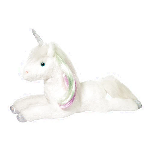 Douglas Cleo White Unicorn Plush Stuffed Animal