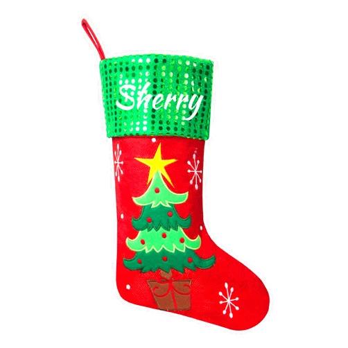 MisUMis Personalized Christmas Stocking(18inch) Decorations for Family Holiday Season (1pack Tree)