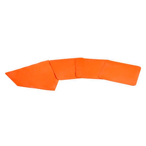 Champro Throw Down Rubber Bases, Set of 4 (Orange)