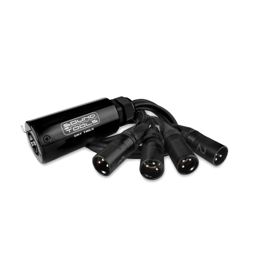 Sound Tools SoundTools CAT Tails Male – 4 Channel Male XLR to RJ45 Adapter – Analog Audio Over CAT5e/6/7 – Neutrik Connectors – Mogami AES3 Grade Cable – Durable Aluminum Housing for Stage, Studio & Live Sound