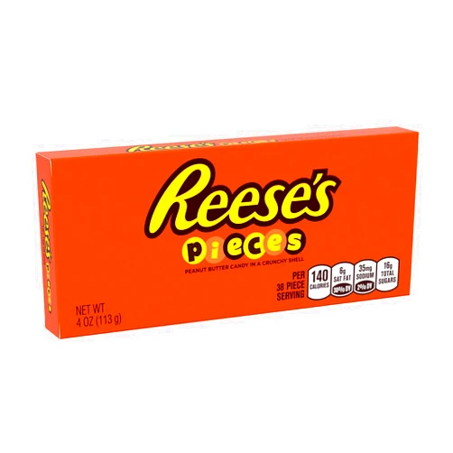 Reese's Pieces Peanut Butter Candies, 4-Ounce Boxes (Pack of 24)