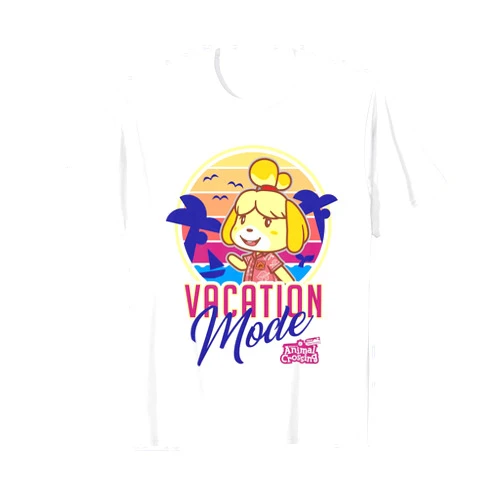Animal Crossing: New Horizons Isabelle Vacation Mode Vintage T-Shirt