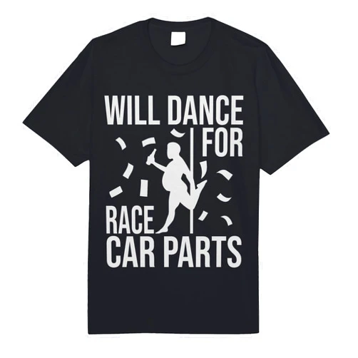 Sprint Car Racing Shirts Will Dance for Race Car Parts - Sprint Car Dirt Track Racing Comfort Colors Adult Heavyweight T-Shirt