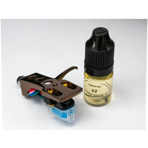 AudioOrigin Titanium Plated Headshell, AT-VM95, Cartridge, Stylus, Oil for Technics SL1401, SL1410, SL1500, SL1510, SL1650, SL1900, SL1950, SL2000, SL3310
