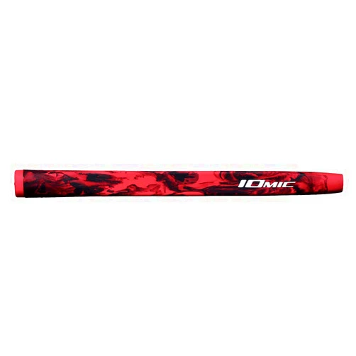 Iomic Putter Grip, Standard, Black Army Coral Red