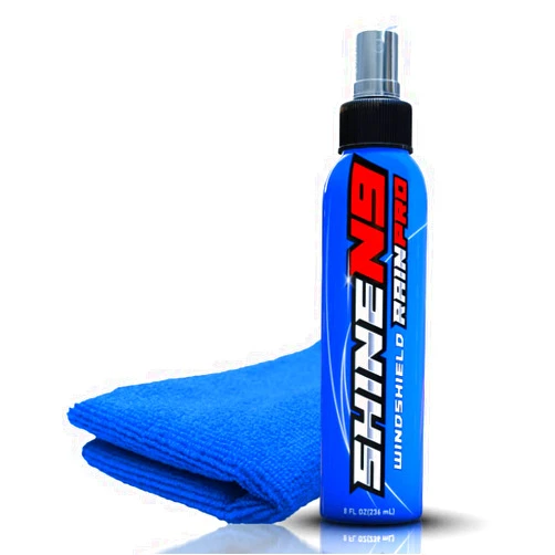 ShineN9 RainPro Windshield Treatment– Premium Car Windshield Treatment with 300gsm Microfiber Cloth – No-Smearing or Rainbow Marks – Long-Lasting Glass Treatment for Up to 6 Months