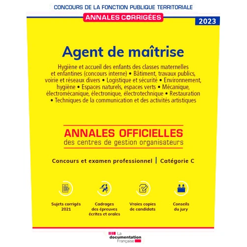 Centre Interdépartemental de gestion de la petite couronne de la région Ile de France (CIGPC) Agent de maîtrise 2023: Concours et examen professionnel. Catégorie C