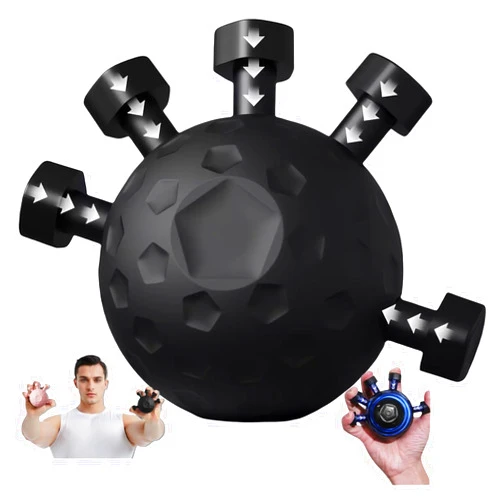 Generic Glitzgrip Arm Builder 2025 New Hand Forearm Ball Strengthener and Finger Grip Exerciser Balls Wrist Strengthening Guitar Finger Gripper Strength Trainer Hand Squeezer Stretcher Extender Workout