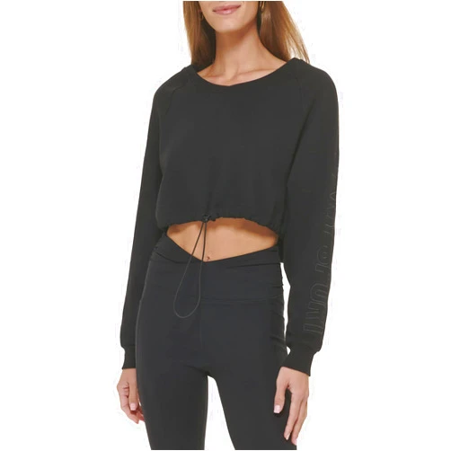 DKNY Women's Sport Half Zip Sweater Fleece Jacket