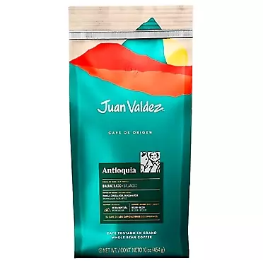 Juan Valdez Antioquia Whole Bean Coffee, 16 oz