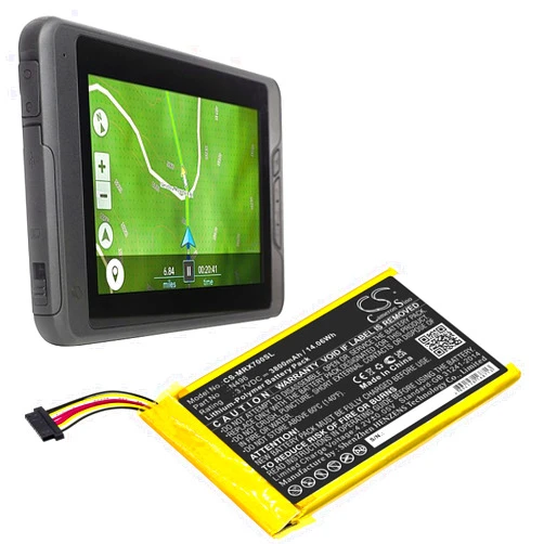 Nvobry Replacement Battery for Magellan TRX7, P/N N496 (3800mAh) Li-Polymer