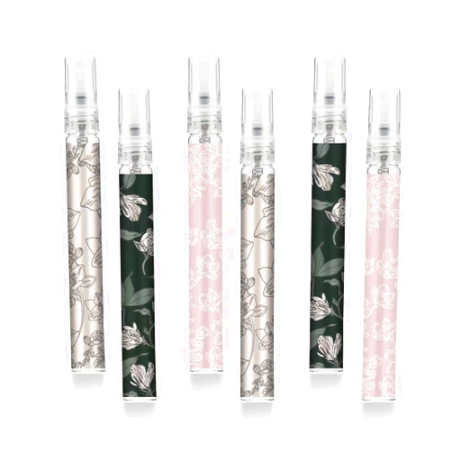 Facewegen 6 Pcs Portable Travel Refillable Perfume Atomizer Bottle,10ml Perfume Atomiser Bottles,Fragrance Spray Bottle, Scent Pump Case for Women and Men
