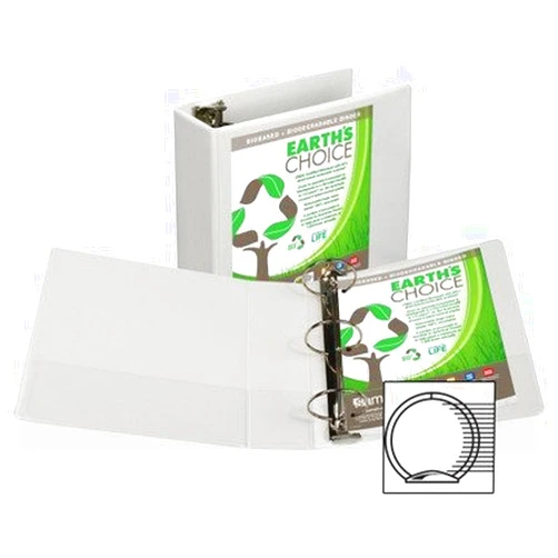 Samsill SAM18997 Earth's Choice Biodegradable Round Ring View Binder