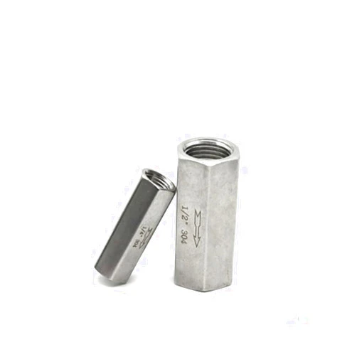 FEWZPDTTCJ 304 Stainless Steel One-Way Check Valve Full Port 1/8