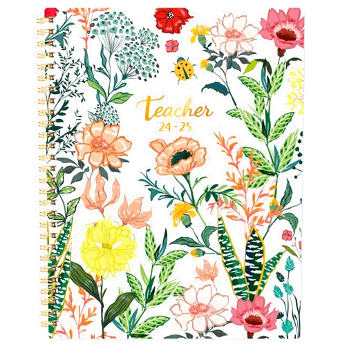Youthamazing Teacher Planner 2024-2025 - Lesson Planner 2024-2025, Jul. 2024 - Jun. 2025, 8'' x 10'', Lesson Plan Book, Weekly and Monthly Homeschool Planner, Academic Planner 2024-2025 with Inspirational Quotes