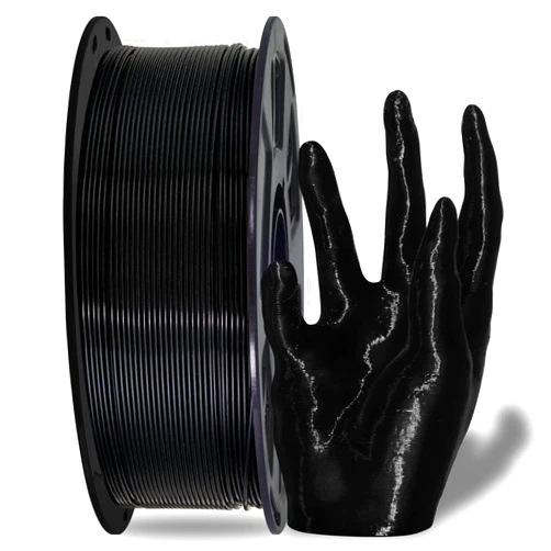 MIKA3D 1KG Black PLA 1.75mm 3D Filament, Widely Support for FDM 3D Printer/ 3D Pen on Market, High Diameter Tolerance, 2.2lbs 3D Printing Material by MIKA3D