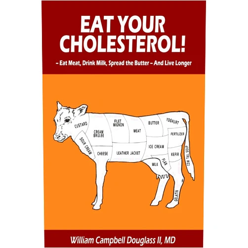 By William Campbell Douglass II, MD (Author) Eat Your Cholesterol - How to Live Off the Fat of the Land & Feel Great: EAT YOUR CHOLESTEROL! -- MEAT, MILK, AND BUTTER -- AND LIVE LONGER