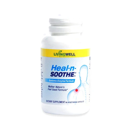 HEAL-N-SOOTHE Natural Joint Support Supplement - Proteolytic Enzymes for Maximum Joint Support and Back Support- 90 Count for Men and Women