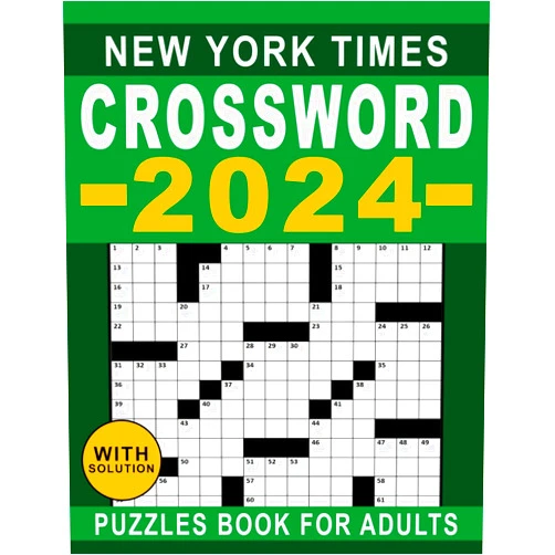 Melinda Publisher New York Times Crossword Puzzles Book For Adults 2024: Large Print, Difficult Crossword Puzzles with Solutions for Adults and Seniors Who Enjoy Puzzles