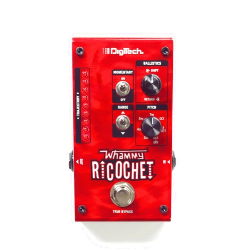 DigiTech Mini Pitch Acoustic Guitar Effect Pedal, Red (Whammy Ricochet)