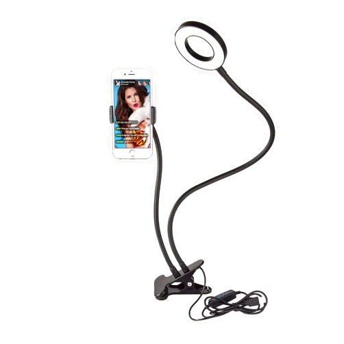 Sokani Selfie Ring Light with Cell Phone Holder and Stand Bracket for YouTube TIK Tok Tiktok Zoom Video Conference Live Stream Makeup Dimmable LED Circle RingLight for iPhone Android Mobile Smartphone