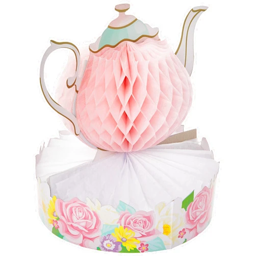 Creative Converting Floral Tea Party Centerpiece, 1 ct Multicolor, 9