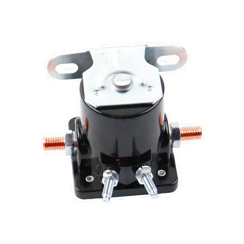 TXRXIZ Upgrade Hot Rod 12v Starter Solenoid Relay SW3 Replacement for 1956-up Ford Truck Starter Replaces B-6A-11450A C6AF C7AF C3912 C9AF SNL135 50-430 (Black)