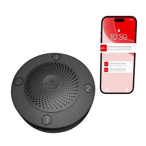 Emacros Pairable 1/2 Mile Long ReMACROS Pro 3 Driveway Alarm with Phone App-1/2 Mile Long Range Solar Wireless Driveway Alarm,Outdoor Driveway Alaange Solar Wireless Driveway Alarm (1 Receiver)