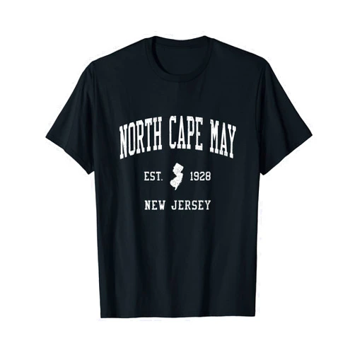 Jim Shorts - North Cape May New Jersey North Cape May NJ Vintage Athletic Sports JS01 T-Shirt