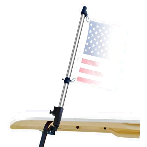 Sports Flags Pennants Company Golf Cart Flag Holder and Pole Bracket Mount