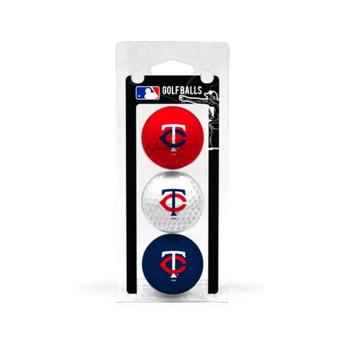 Team Golf MLB Regulation Size Golf Balls, 3 Pack, Full Color Durable Team Imprint