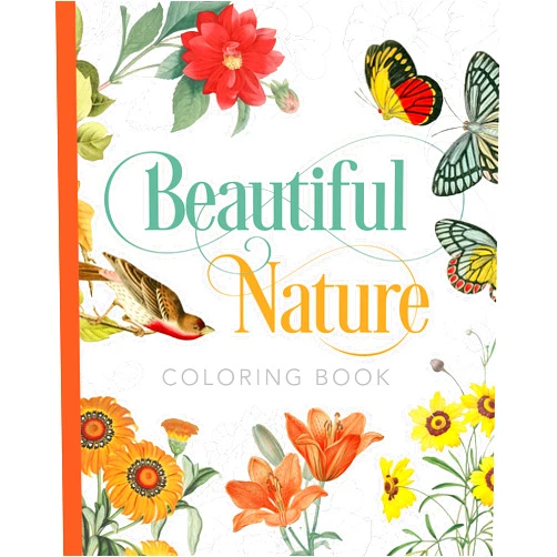 By Peter Gray (Author), John James Audubon (Illustrator), Pierre-Joseph Redouté (Illustrator) & 0 more Beautiful Nature Coloring Book (Sirius Classic Nature Coloring)