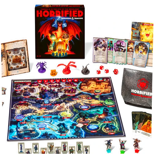 Ravensburger Horrified Games – Dungeons & Dragons – Strategy Board Game – Boost Critical Thinking & Teamwork – Cooperative Gameplay – Unique Monster Challenges – 1 to 5 Players – Adults & Kids 10+