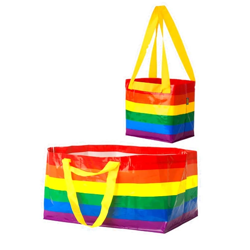 IKEA Laundry Rainbow Bag