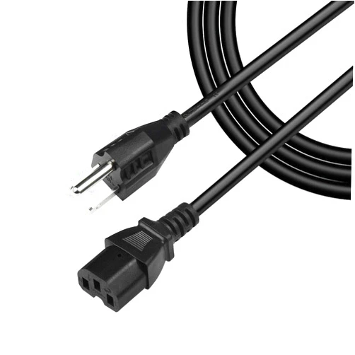 BestCH AC in Power Cord Outlet Socket Cable Plug Lead for Thecus N4100EVO N8850 LCD Moniter