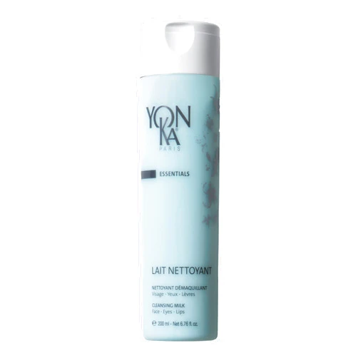 Yonka Lait Nettoyant Facial Cleanser, Gentle Milk Cleanser & Makeup Remover, Daily Plant Based Wash, Moisturize and Balance Skins pH, All Skin Types, Paraben-Free