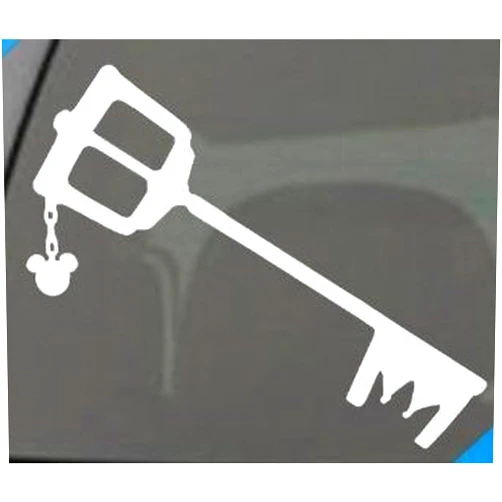 FAVFOUR INC KINGDOM HEARTS VIDEO GAME KEYBLADE LOGO VINYL STICKERS SYMBOL 6