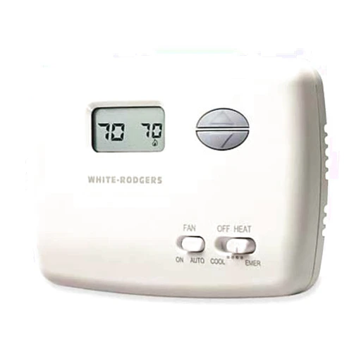 Emerson 1F79-111 Digital Non-programmable Thermostat,White