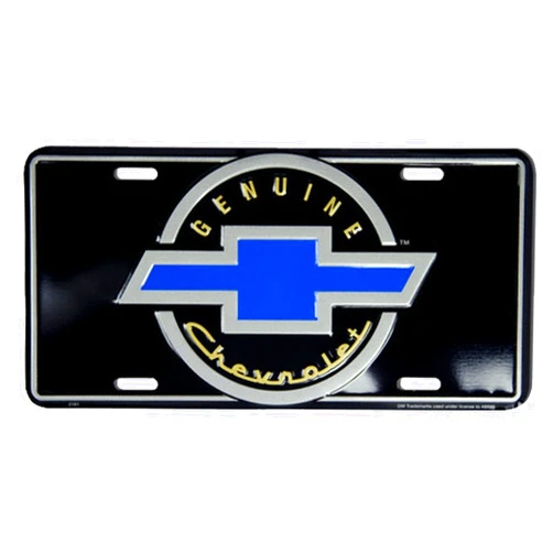 Tromic USA Chevy Blue Bowtie On Black 6